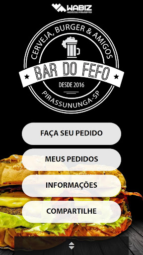 Android application Bar do Fefo screenshort
