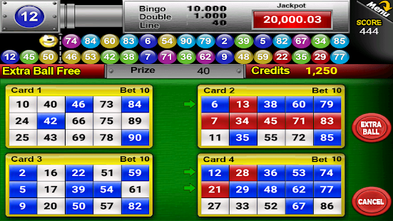 Nine Balls Video Bingo Screenshot