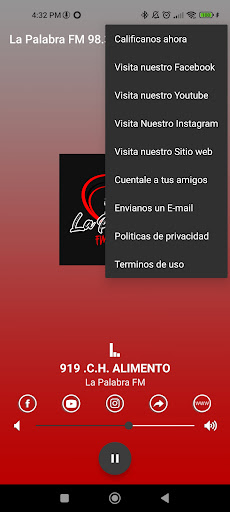 La Palabra FM 98.3 Screen 3