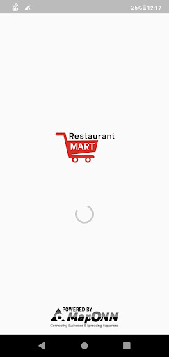 Android application Restaurant Mart screenshort