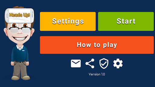 Family charades game guess the picture