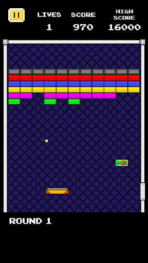 Android application Arkadroid Brick Breaker screenshort