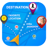 GPS Navigation With Friends Contact & locations icon