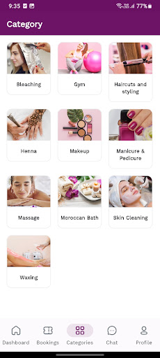 BB App - Beauty Booking Qatar Screen 2
