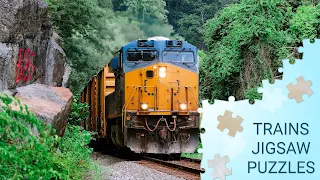 Trains jigsaw puzzles games - Screenshot 2
