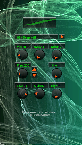 Android application Brain Wave Tuner Advance screenshort