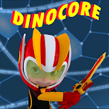 DINOCORE against the robot icon