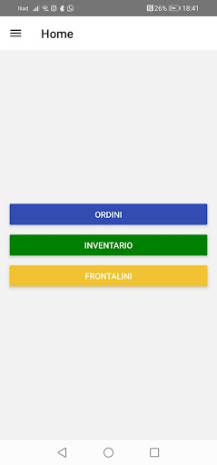 Android application GDOordini screenshort