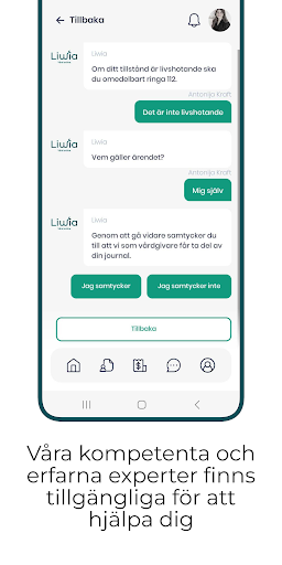 Liwia - Vård online Screen 3