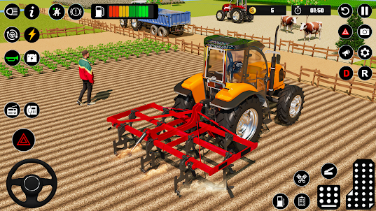 Farm Tractor Game Simulator 24
