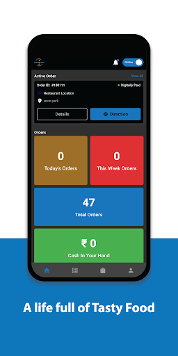 Android application Delicious Meal Delivery screenshort