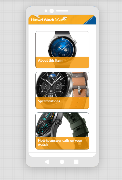 Huawei Watch 3 app guideのおすすめ画像1