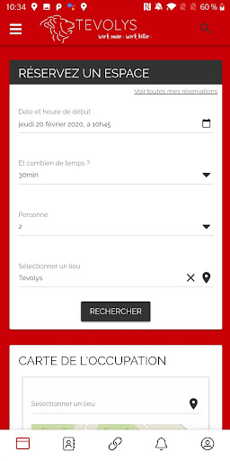 Android application Tevolys screenshort