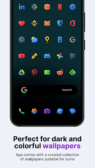 Lena Icon Pack: Glyph Icons 1.6.0 APK + Mod (Unlimited money) إلى عن على ذكري المظهر