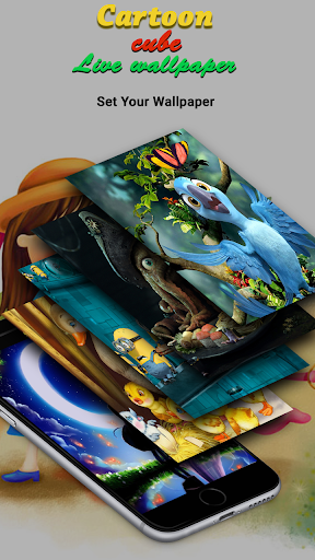 Cartoon Cube Live Wallpaper Screen 3