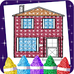 Cover Image of Herunterladen Glitter Dollhouse Coloring Pages 1.0 APK