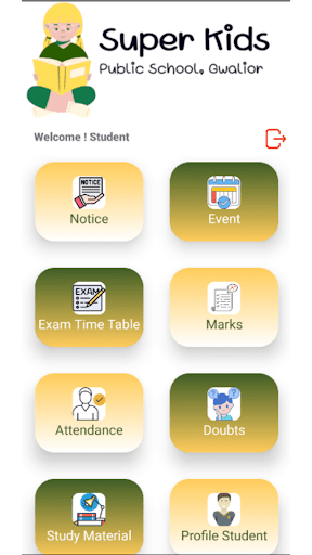 Android application SchoolApp screenshort