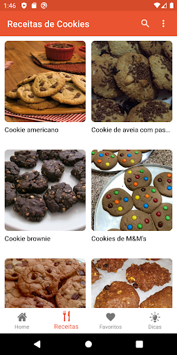 Receitas de Cookies (MARAVILHO Screen 2