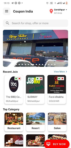 Android application Coupon India screenshort