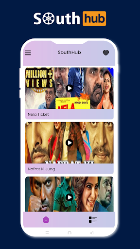 Android application SouthHub - Movie Guide App screenshort