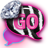 GO SMS - Candie Zebra Diamond icon