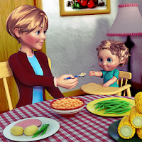 3D Mother Simulator Game 2019: Virtual Baby Sim