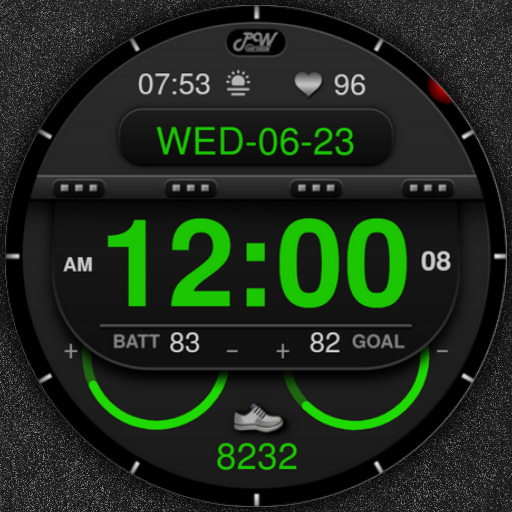 PW36 3D Digital Glow Watch