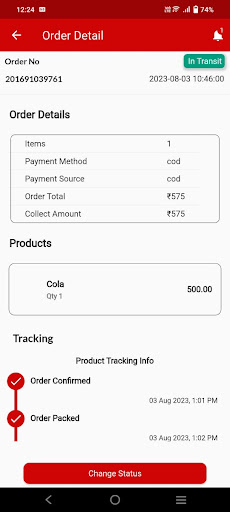 Grabix Delivery Screen 3