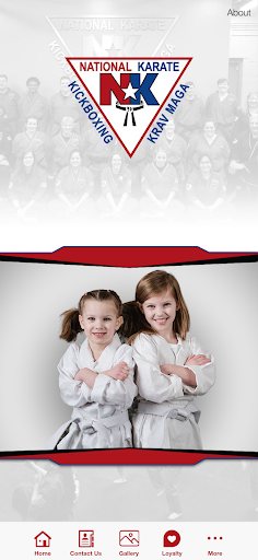 Android application National Karate Schools screenshort