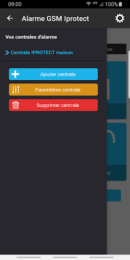 Alarme GSM Iprotect Screen 3