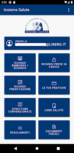 Android application Insieme Salute screenshort