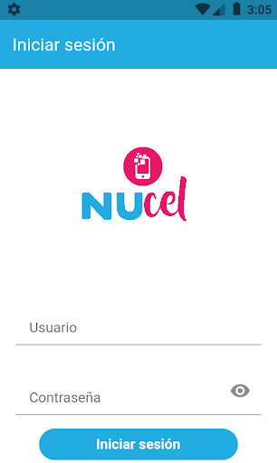 Android application Nucel Recargas screenshort