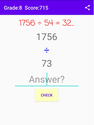 Hit and Solve Maths Screen 2
