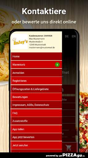 Enjoys Baba Pizza Haus Sulzbac Screen 3