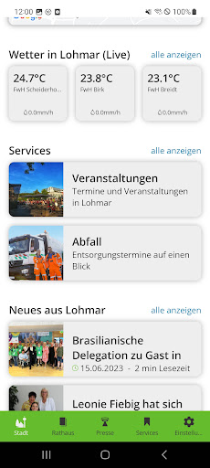 Lohmar App Screen 3