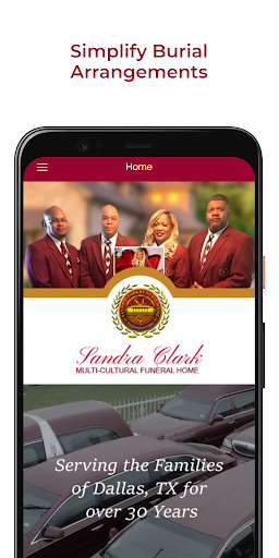Android application Sandra Clark Funeral Homes screenshort