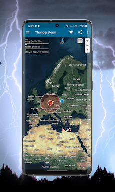 Thunderstorm- weather warningsのおすすめ画像2