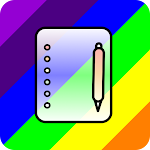 Cover Image of 下载 RainbowPad: Color Note Notepad 4.0 APK