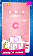 Alphabets Coloring book Glitte
