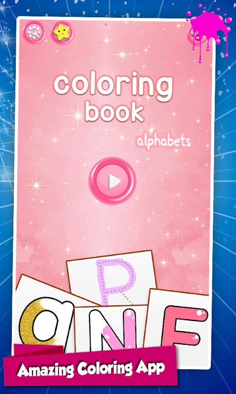 Alphabets Coloring bookのおすすめ画像1