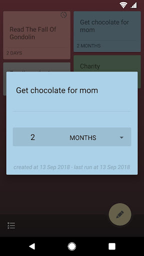 Put Back: Lazy Reminder Screen 2