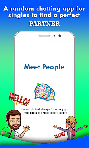 Android application Meet People - Random Chat screenshort
