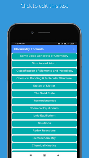 Chemistry Formula Screen 2