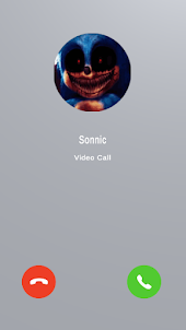 soniic scary fake video call