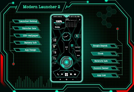 Modern Launcher 2 - AppLock Unknown