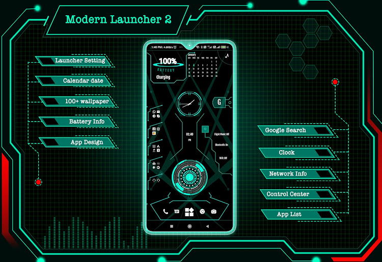 Modern Launcher 2 - AppLock - 18.0 - (Android)