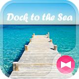 Beautiful Wallpaper Dock to the Sea Theme icon