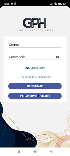 Android application Mantenimiento GPH screenshort