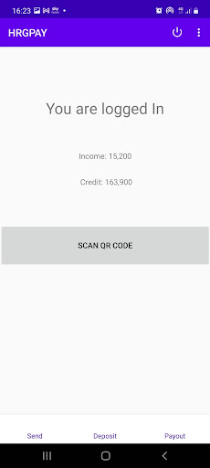 HRGPAY BUSINESS Screen 2