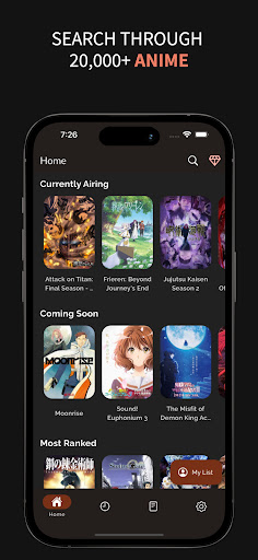 Android application Animenetic: Anime Countdown screenshort